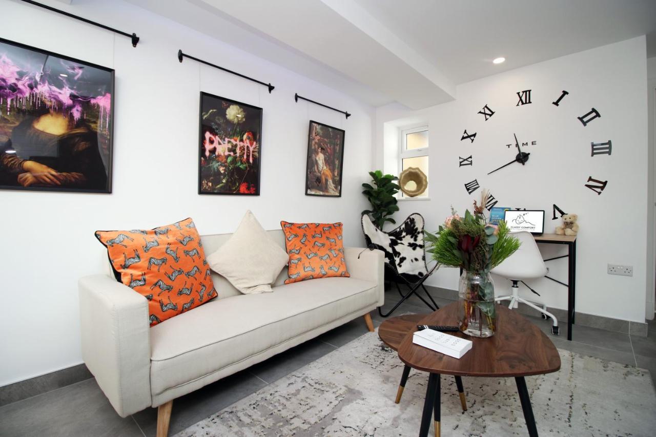 New Spacious 2 Bed Getaway - Private Courtyard! - Underfloor Heating Cardiff Luaran gambar